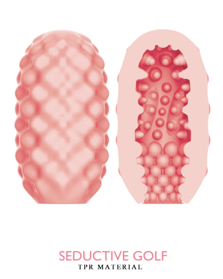 Aircraft Egg Soft Granular Surface & Threaded Design Men Sex Toys