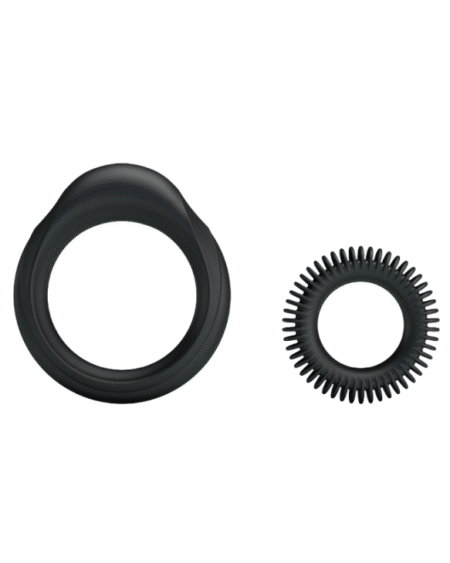 Men's Ring Time-Delay Collar Silicone Ring