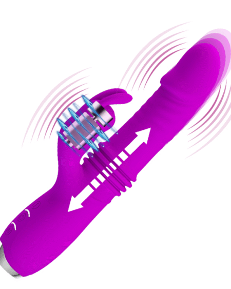 Automatic Thrusting Pulsator G-Spot Dildo Vibrator